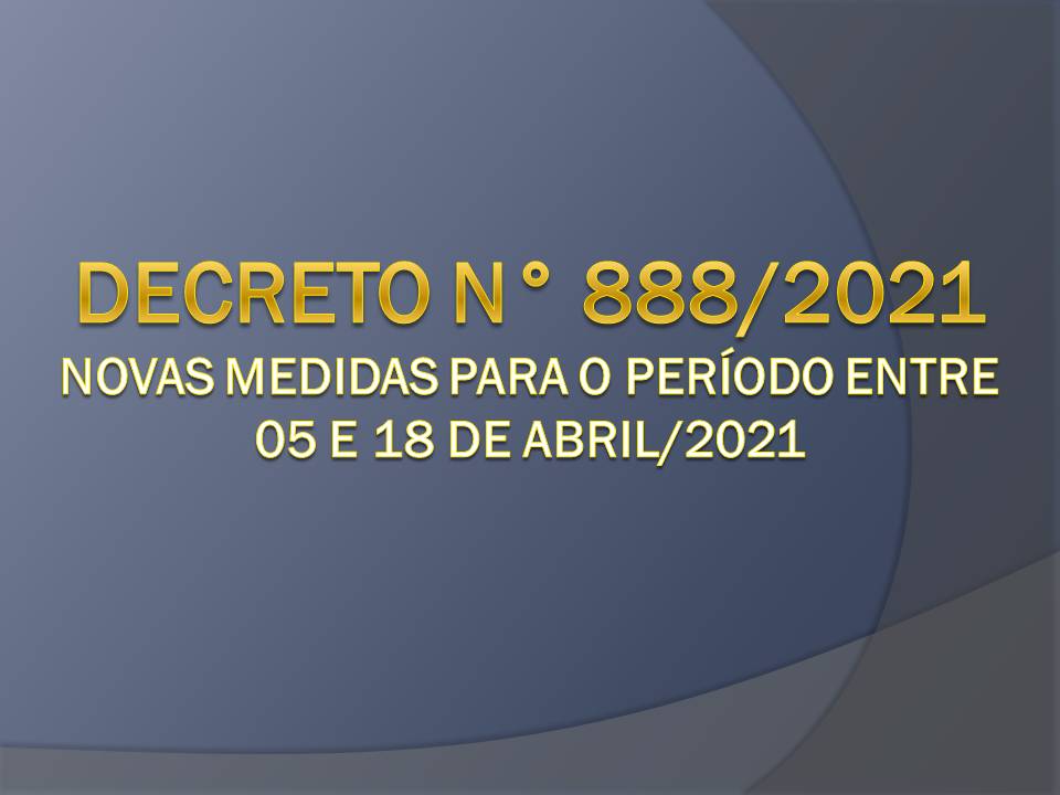 DECRETO N° 888/2021