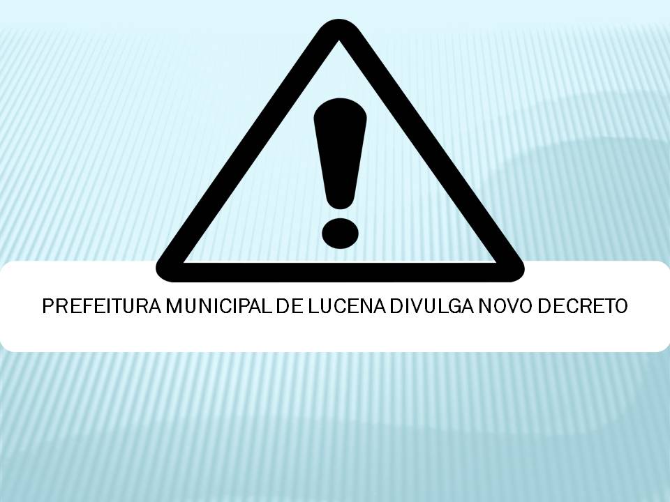 PML divulga novo decreto!